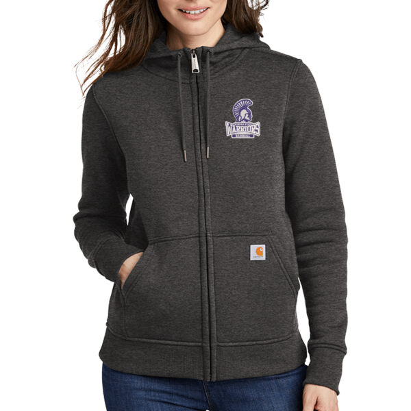 Carhartt® Women’s Clarksburg Full-Zip Hoodie - Embroidered Logo Thumbnail
