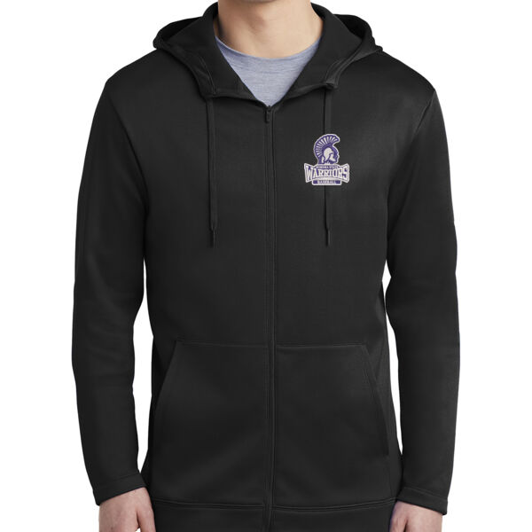 Nike Therma-FIT Full-Zip Fleece Hoodie - Embroidered Logo Thumbnail